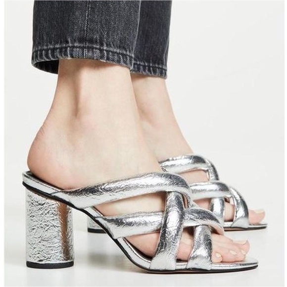 Rebecca Minkoff Amandine High-Heel Slide Sandals - Size 9 - Picture 1 of 10